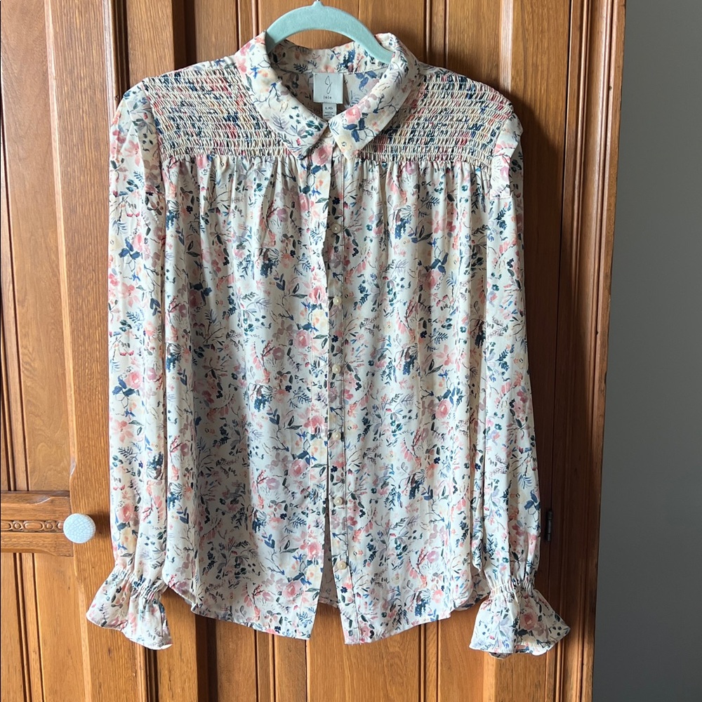 Joie Multicolor Floral Blouse